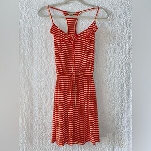 Arden B. Striped Racerback Sleeveless Mini Dress